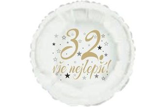 32. narozeniny balónek kruh