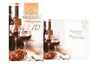 přání k narozeninám 70 M11-520 T PRANI_T_2072