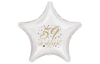 59. narozeniny balónek hvězda