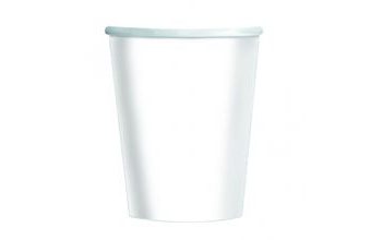 Kelímky papírové White 8ks 266ml