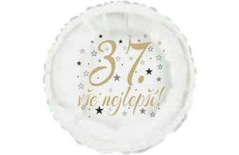 37. narozeniny balónek kruh