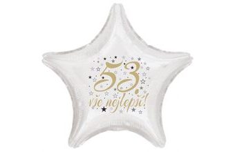 53. narozeniny balónek hvězda