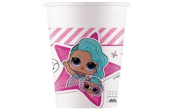 LOL papírové kelímky 8 ks 200 ml