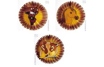 Dekorace Western Boty, Pistole, Kůň