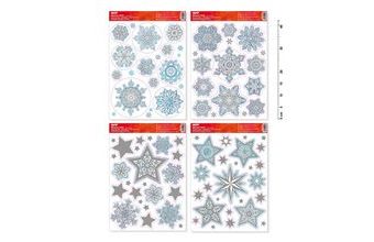 okenní fólie vánoce glitr VA002 30x42cm 8885722