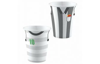 Fotbal kelímky papírové 8 ks 250 ml Amscan