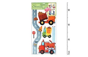 Samolepící dekorace 10098 silnice s auty 70x33cm