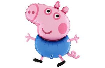 Foliový balónek prasátko Peppa pig - George - 60 cm