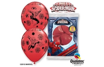 Balónky 30 cm - Spiderman / 6 ks