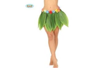 Dospělá sukně havajská, HAWAII - tropické listy 38 cm