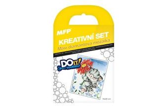 kreativní set - maxi diamantová mozaika kotě 1042140