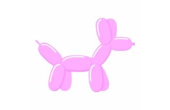 Tvarovací balónek růžový