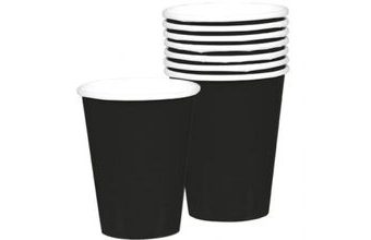 Kelímky papírové Black 8ks 266ml