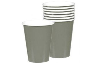 Kelímky papírové Silver 8ks 266ml