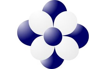 Balónky kytka night blue