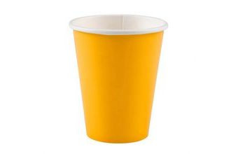 Kelímky papírové Yellow 8ks 266ml