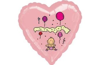Balónek fóliový světle růžové srdíčko Je to holka!
