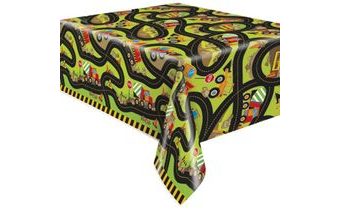 Plastový ubrus Staveniště 137 x 213 cm