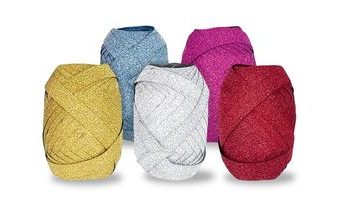 stuha vázací 20mx1cm Jumbo glitr mix 5660236