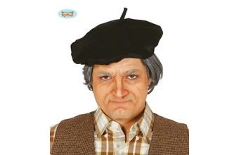 Černý baret důchodce / malíř