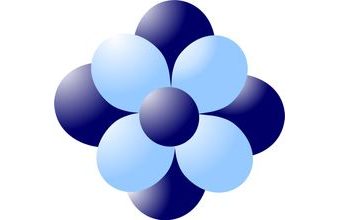 Balónky kytka night blue-sky blue