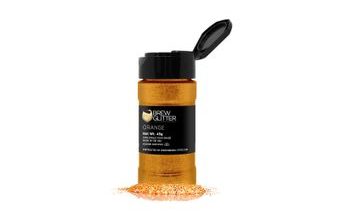 Jedlé třpytky do nápojů - oranžová - Orange Purple Brew Glitter® - 45 g