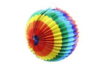 Lampion duhový 25 cm