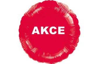 Balónek fóliový červený AKCE