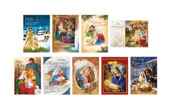 hU Pohlednice vánoční LUX náboženské 006 (2d) 1240835