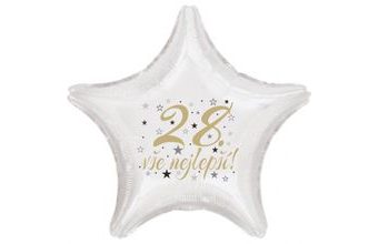 28. narozeniny balónek hvězda
