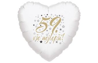 59. narozeniny balónek srdce