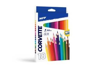 pastelky 18 ks triangular s ořezávátkem 6330511