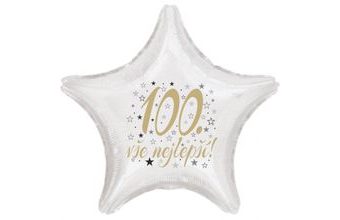 100. narozeniny balónek hvězda