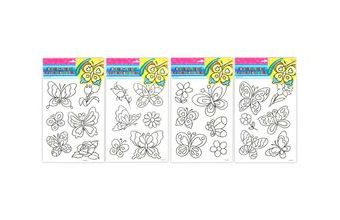 Předloha k barvám na sklo 1556 vyvýšená kontura 47