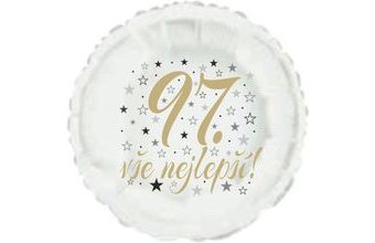 97. narozeniny balónek kruh