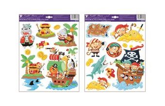 Samolepící dekorace 10177 piráti 33x29cm