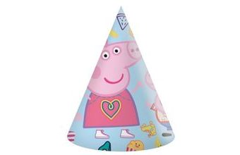 Prasátko Peppa čepičky 6 ks