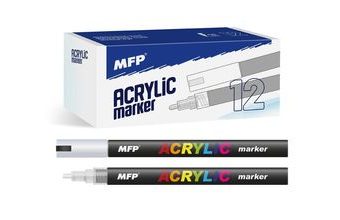 akrylový popisovač 4mm - stříbrný 6410822