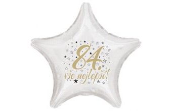 84. narozeniny balónek hvězda
