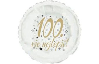 100. narozeniny balónek kruh