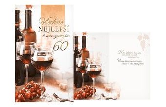 přání k narozeninám 60 M11-520 T PRANI_T_2070