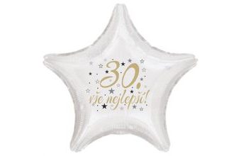 30. narozeniny balónek hvězda