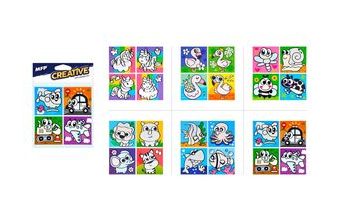 fólie do koupelny 20x20cm mix motivů 1042073