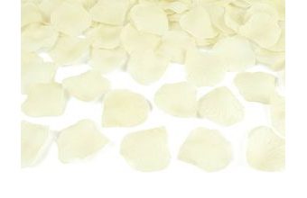 Okvětní lístky růže krémové 100ks