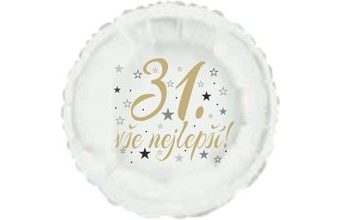 31. narozeniny balónek kruh