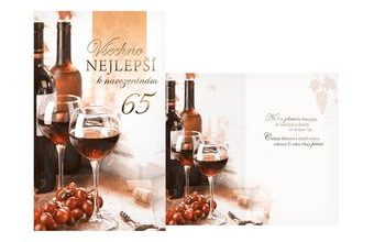 přání k narozeninám 65 M11-520 T PRANI_T_2071