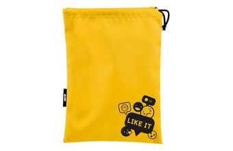 sáček na přezůvky 27x36cm žlutý 8040892