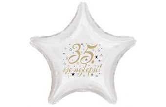 35. narozeniny balónek hvězda