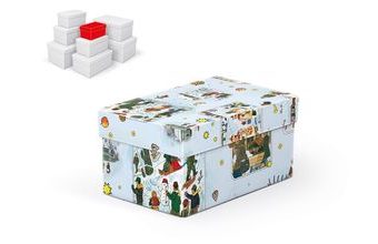 krabice dárková vánoční B-V005-AL 16x10x8cm 5370762