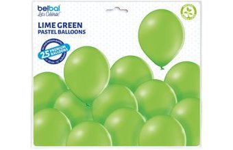 Balónky limetkově zelené 014 - 100 kusů